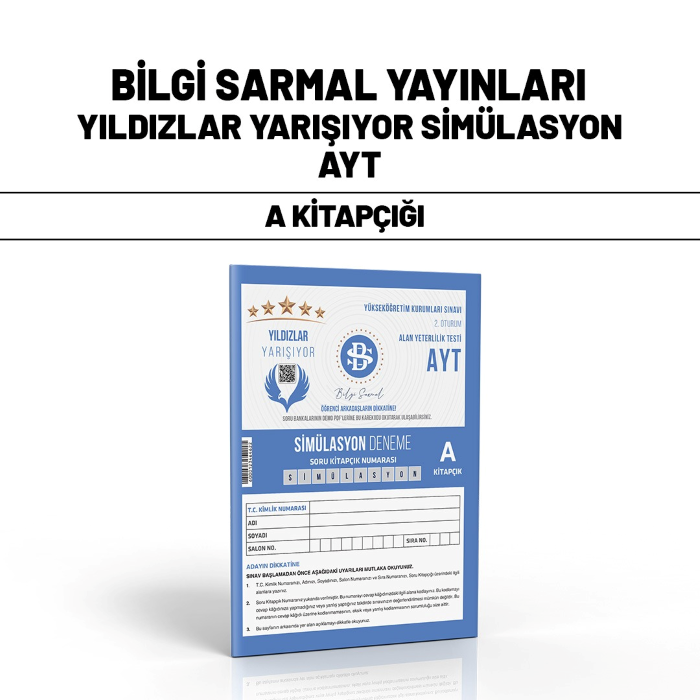 YILDIZLAR YRŞYR YKS AYT SİMÜLASYON SNV 3-A - 24-25